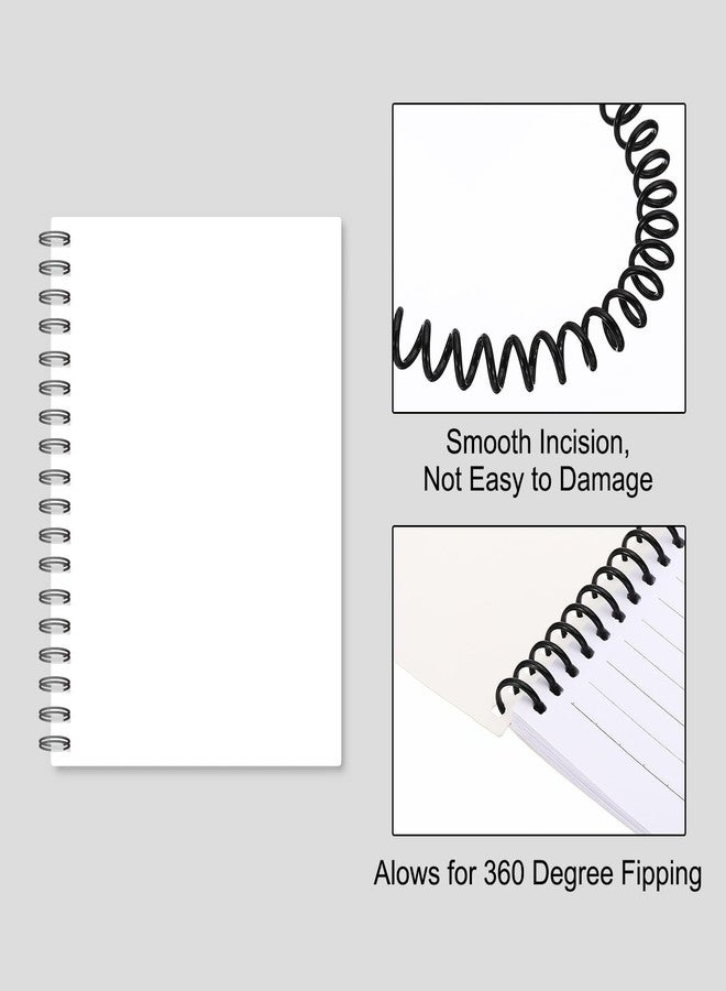 PATIKIL 8mm(5/16") Plastic Spiral Binding Coils, 20 Pcs Binding Spirals 40 Sheet Capacity 3:1 Pitch Binding Spirals for Binding Paper Sheets, Black - Image 4